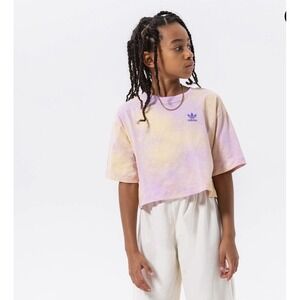 ADIDAS T-SHIRT CROP TEE GIRL. Size  M 11-12y
